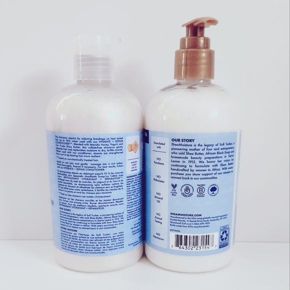 SheaMoisture Manuka Honey & Yogurt Hydrate & Repair Shampoo & Conditioner - Picture 2 of 12